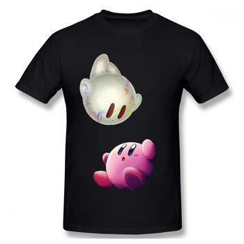 Kirby Astral Birth-Camiseta para hombre, camisetas de algodón puro de manga corta de gran tamaño, Kirby Star Allies