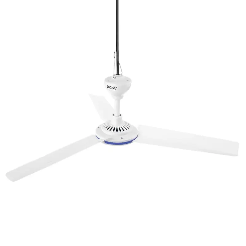 Ultrastrong Wind Summer Air Cooler DC 5V Ceiling Fan Portable Hanging USB Powered Tent Fans for Home Bed Camping Outdoor Office | Бытовая