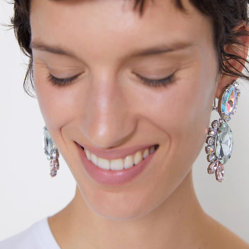Pearl Beads Drop Earrings Crystal Earrings Female Wedding Party Gift Accessories drop earrings dangle earrings pearl earrings crystal earrings