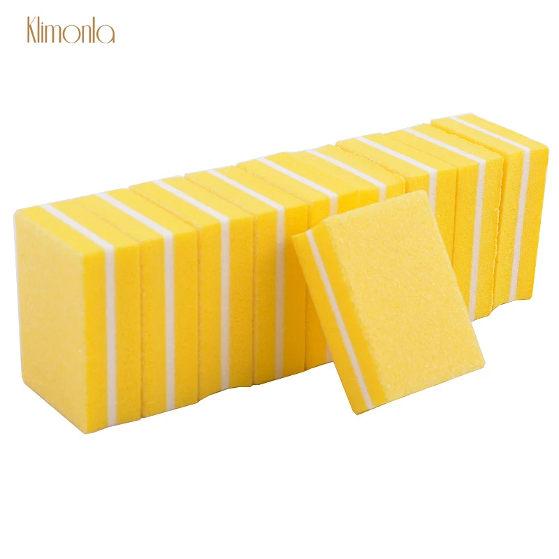 

20Pcs 100/180 Grit Yellow Mini Nail Files Sandpaper Nail Art Tools Nail Polish Sanding Buffer Nail Polishing Manicure Tools