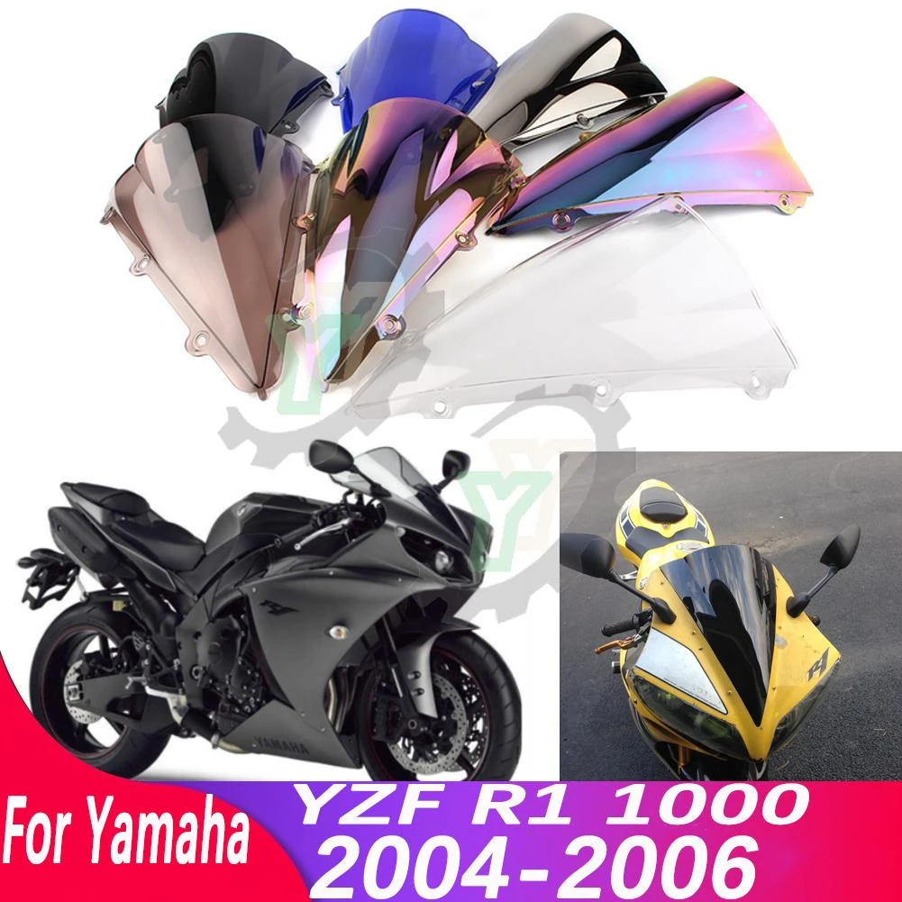 YZFR1 YZF R1 06 Cafe Racer accesorios de motocicleta parabrisas Deflector de viento Yamaha YZF R1 1000 2004 2005 2006|Parabrisas y deflectores de viento| - AliExpress