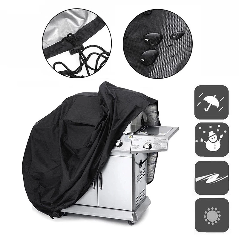BBQ Grill Cover, Waterproof, Weather Resistant, Rip-Proof, Anti-UV, Fade Resistant, Gas Grill Cover
