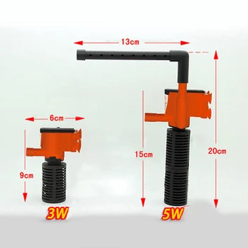 

HOT Mini 3 in 1 Multi-function Aquarium Purifier Water Quality Tank Filter TI99