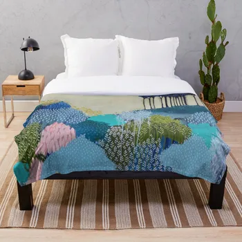 

Into the Distance Blanket Wool Flannel Plush Blanket Bedspread For office Sherpa Blanket Couch Quilt Cover Travel