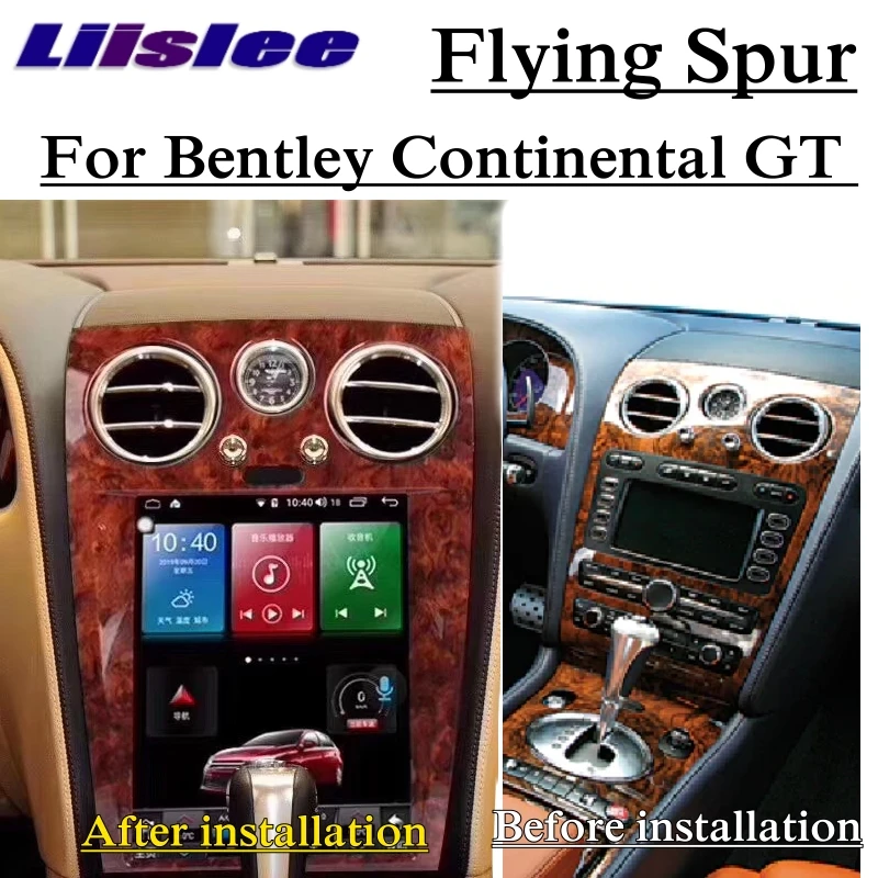 Для Bentley Континентальный GT GTC для Bentley Континентальный Flying Spur 2003~ NAVI Автомобильный мультимедийный плеер радио gps Карта Навигация