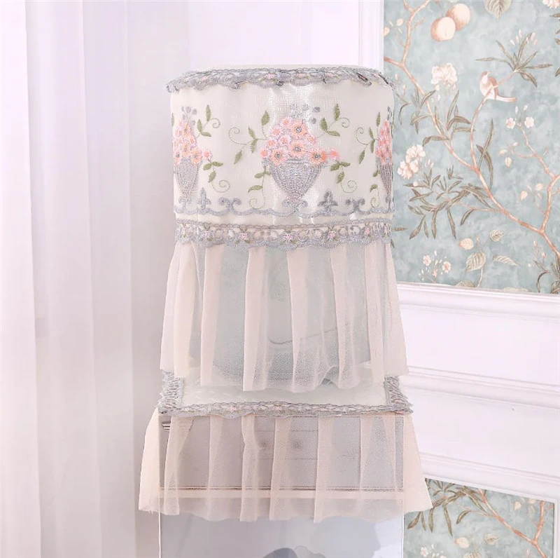 1Pcs Fasion Rural Cloth Art Water Dispenser Dust Cover Water Dispenser Cloth Cover Bucket Purifier E0946