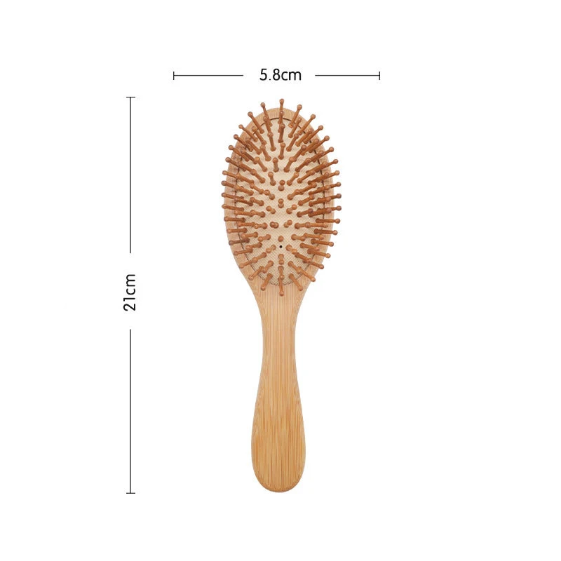 bamboo massage hairbrush