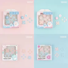 D-pad Move Cross Direction ABXY X Key Sticker Joystick Button Thumb Stick Grip Cap Cover For Nintendo Switch Joy-con Skin Case