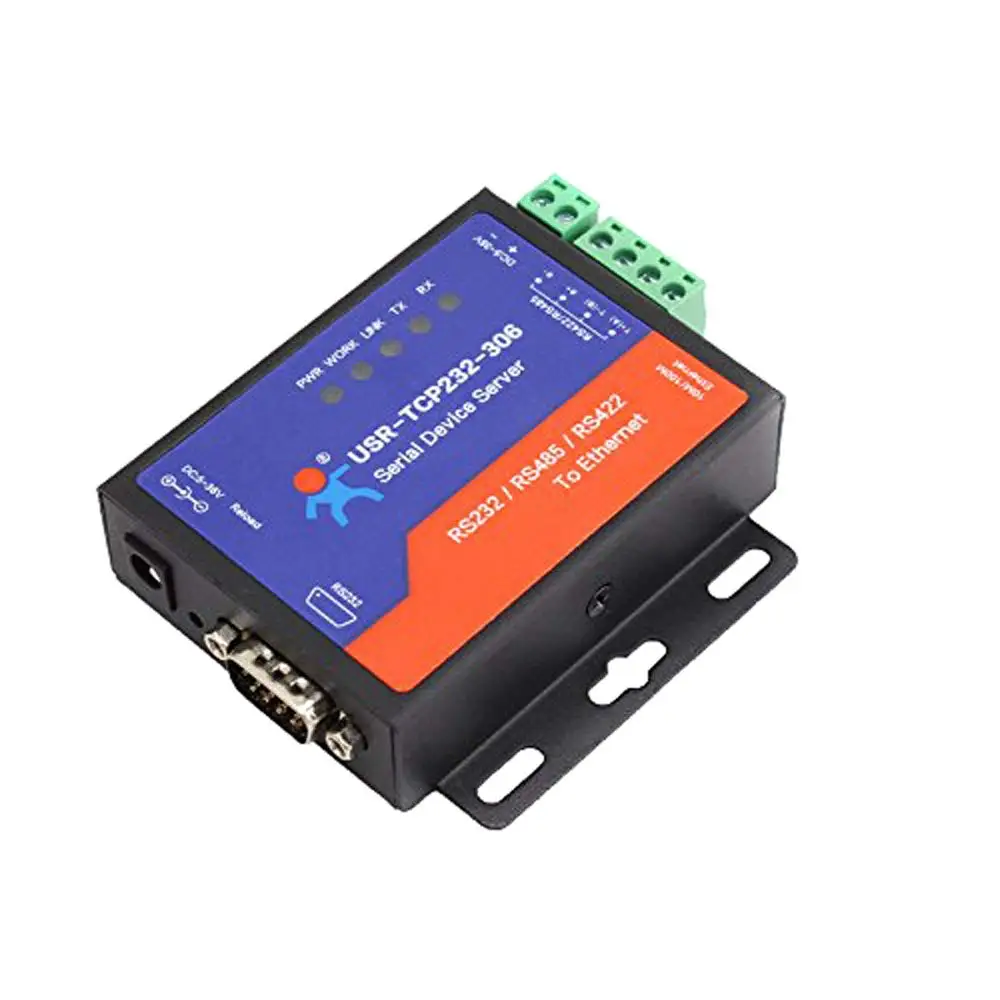 USR-TCP232-306 Serial to Ethernet Converter LAN Ethernet TCP/IP to RS232 RS485 wifi converter