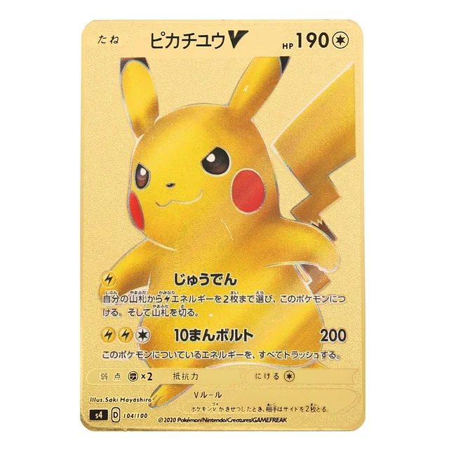 Cartas Pokemon Douradas E Prateadas 31 Peças, Cartas Pretas De