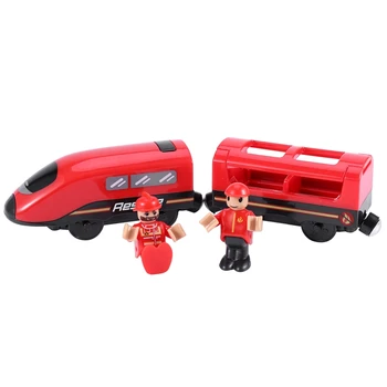 

New Toy with Sound Electric Magnetic Train Compatible with Wooden Track Electric Train Children's Track Toy