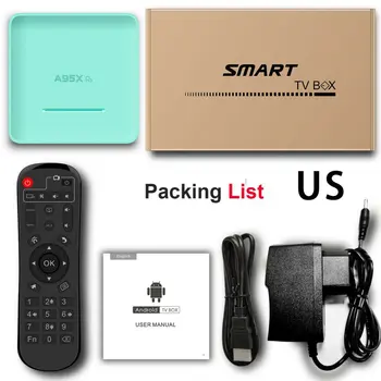 

A95x R5 Network Tv Set-top Box Rk3318 Dual Frequency Wifi Intelligent System 10.0 Tv Box