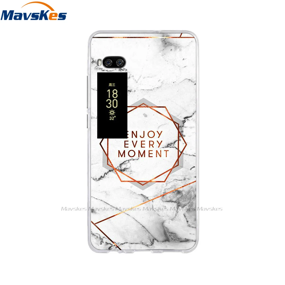 For Meizu Pro 7 Case 5.2" Fundas Coque Back Cover For Meizu Pro 7 Plus 5.7" Phone Cases Soft TPU Painted Silicone Bumper Shell 