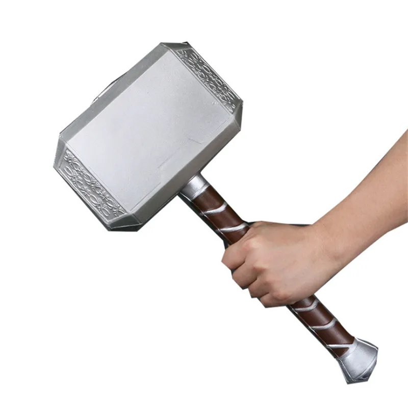 44cm Thor's Hammer Avengers Superhero Weapon Thor: Love and Thunder Hammer 1:1 Model Stormbreaker Toy Safety PU Material cosplay hammer cosplay toy cosplay prop