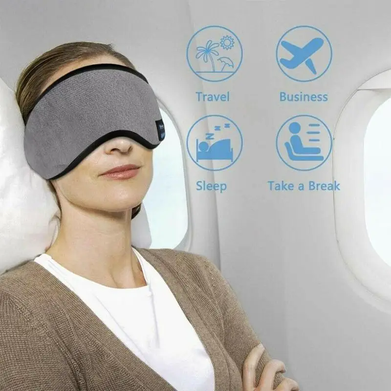 Новые наушники для сна, Bluetooth маска для сна, беспроводная маска для сна, наушники для путешествий, тени для глаз, защита для глаз