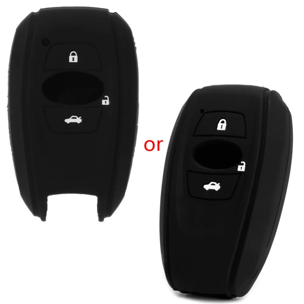 

3 Buttons Silicone Car Key Fob Cover Case Protector For Subaru Forester Fork XV