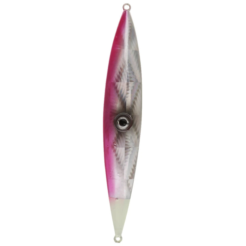 250g 19.5cm Metal Fishing Lure Vertical Jigging Bait Hard Heavy Weight Bait Crankbait for Casting
