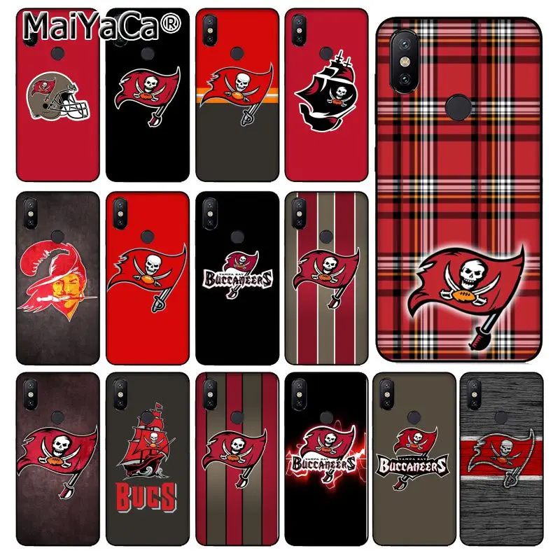 

MaiYaCa Tampa Bay Buccaneers TPU Soft Silicone Phone Case Cover for xiaomi mi 6 8 se note2 3 mix2 redmi 5 5plus note 4 5 5