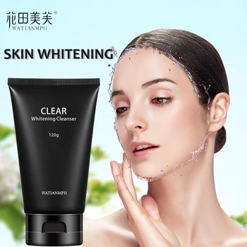 

WATIANMPH Facial Cleanser Whitening Face Wash Moisturizing Remover Melanin Makeup Foam Deep Cleansing Face Care 120G