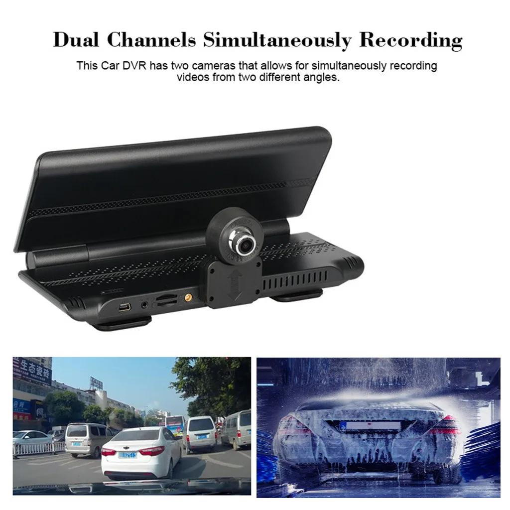 150 ° 7 ''водонепроницаемый автомобиль DVR камера видео рекордер центральной консоли ночного видения камера для грузовика, фургона, автобуса Dash Cam# N
