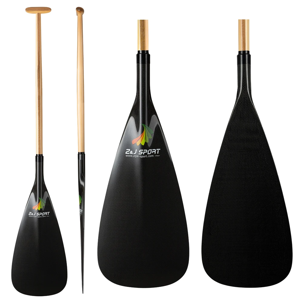 Z&J SPORT Hawaii Type Hybrid Steering Paddle Carbon Fiber Blade