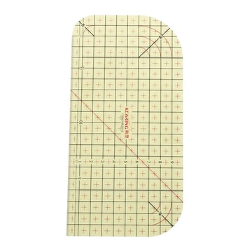 

1Pcs Iron Hot Hemmer Pressure Ruler Easy To Measure Zoom Trifolding