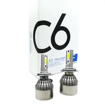 

2pcs Car Auto LED Headlight LED Headlamp Led C6 H1 H3 H4 H7 H11 9005 9006 880