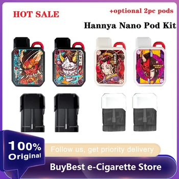 

Original Vapelustion Hannya Nano Pod Kit wi/ 600mAh Battery & 2ml Pod & 1.2ohm coil Pod system vs Drag Nano/ Vinci X/ Aegis Pod