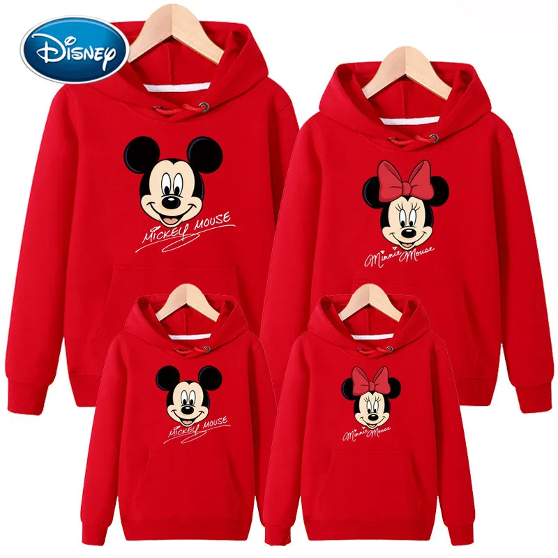 Disney-suéteres a juego para Familia, con de Mickey, padre, madre e hijo, ropa de algodón sólido, Primavera, 1 ud. AliExpress Madre y