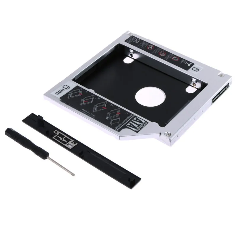 12,7 мм жесткий диск для ноутбука алюминиевый дисковод для оптических дисков SATA 3,0 Корпус жесткого диска dvd-адаптер для 2,5 HDD SATA SATAII