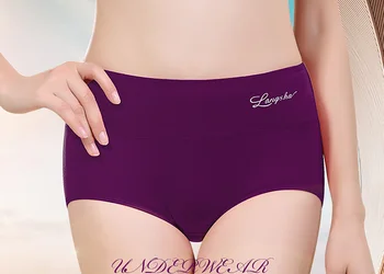 

LANGSHA Women's underwear women's cotton underwear girl's chest seamless high waist underwear women's lovely sexy underwear