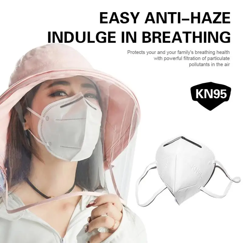 

5pcs KN95 Mask Anti Pollution Dust-proof PM2.5 Mouth Mask Dust Respirator Masks Cotton Unisex Ffp3 N95 Washable Reusable Mask