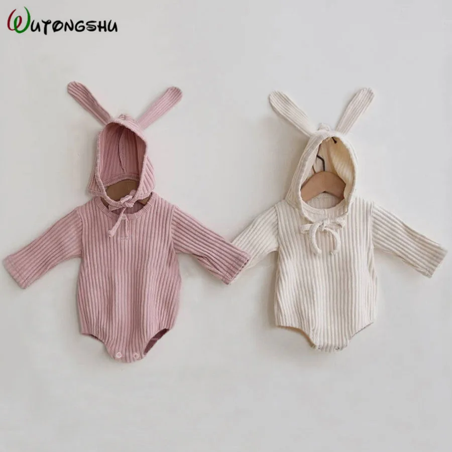 Rabbit Baby Clothes Girl Romper Baby Spring Clothes Newborn Long Sleeve Boys Jumpsuit Baby Girl Clothes Infant Onesie Costume