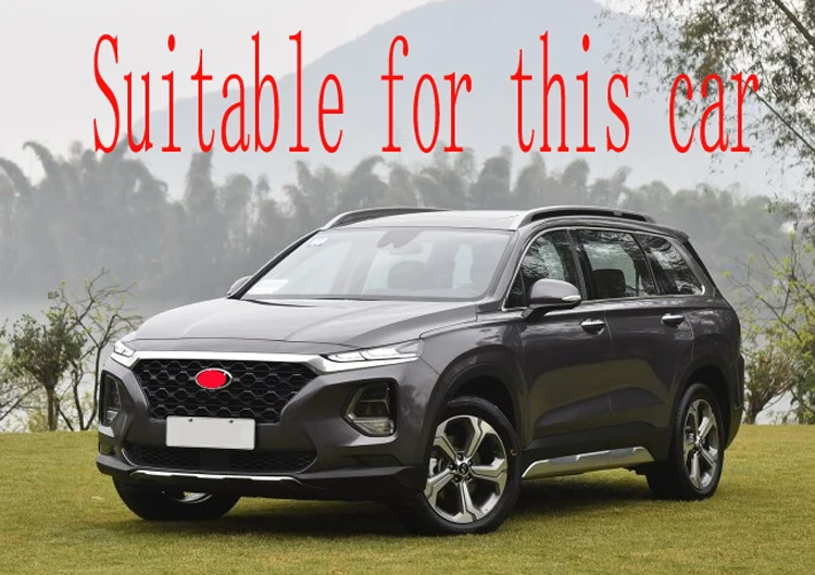 4 шт. пластиковые наружные дефлекторы для Hyundai Santa Fe 2019 2020|Хромирование| |