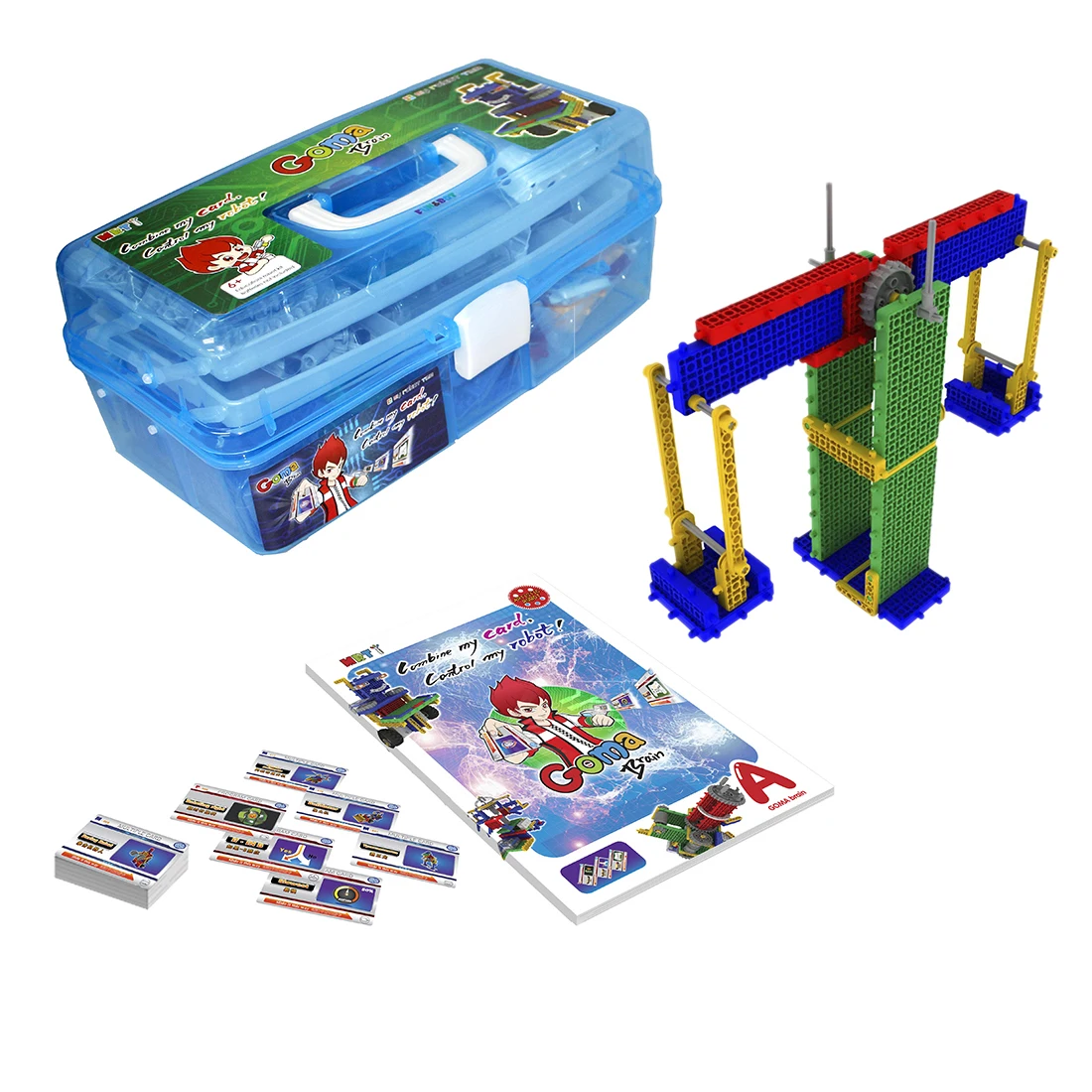 US $149.40 My Robot Time MRT 1Brain A Colorful Robots Bulding Block Kit Assembly Educational Robot Toy for Beginner 68 Years Old