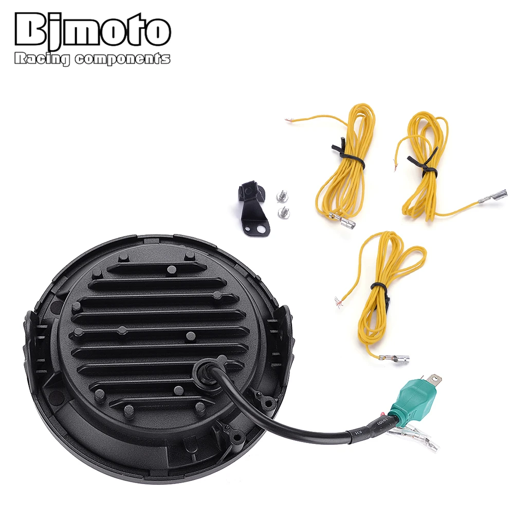 BJMOTO 6000K светодиодный фонарь для мотоцикла Honda CB400 CB500 CB1300 Hornet 250 600 900 VTEC VTR250 фара дальнего ближнего света