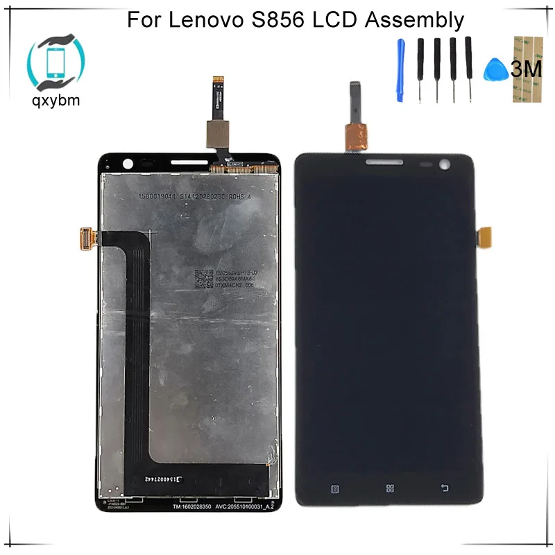 

Black 5.5inch For Lenovo S856 S810 S860e LCD Display Touch Screen Digitizer Assembly Replace Parts 5.5inch LCD + Free Tools
