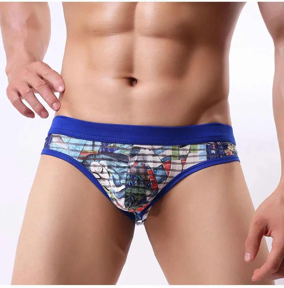 Men's Underwear Fresh and Breathable Men's Briefs Low Waist Ice Silk Men's Underwear Men's Underwear Fresh and Breathable Men's Briefs Low Waist Ice Silk Men's Underwear