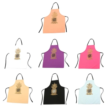 

Kitchen Apron For Women Chef Apron Working Cooking Aprons Love Painted Design Bib Waterproof Oil Proof Dust Proof Cute Protector