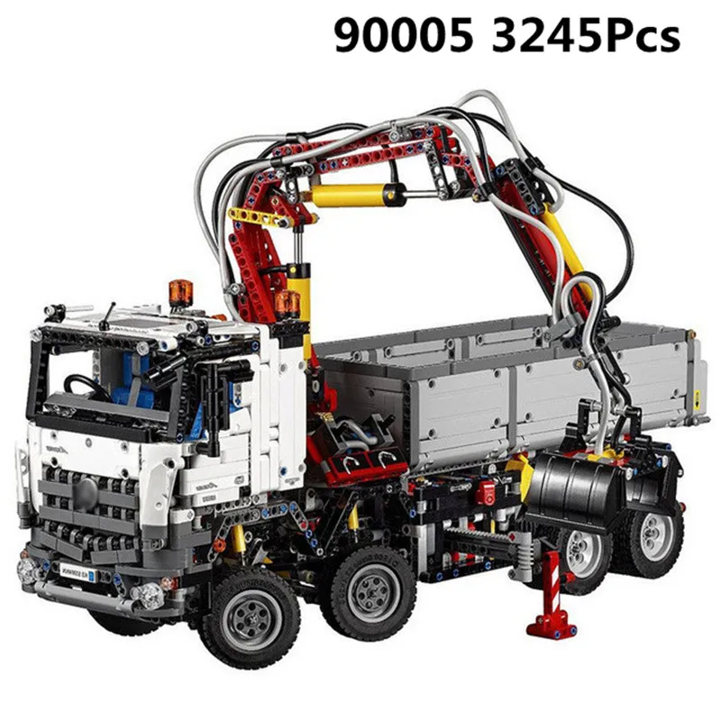 

KING 90005(20005) Technic 42043 Mercedes-Benz Arocs 3245Pcs Model Building Block Bricks Children Toys DIY Educational Christmas