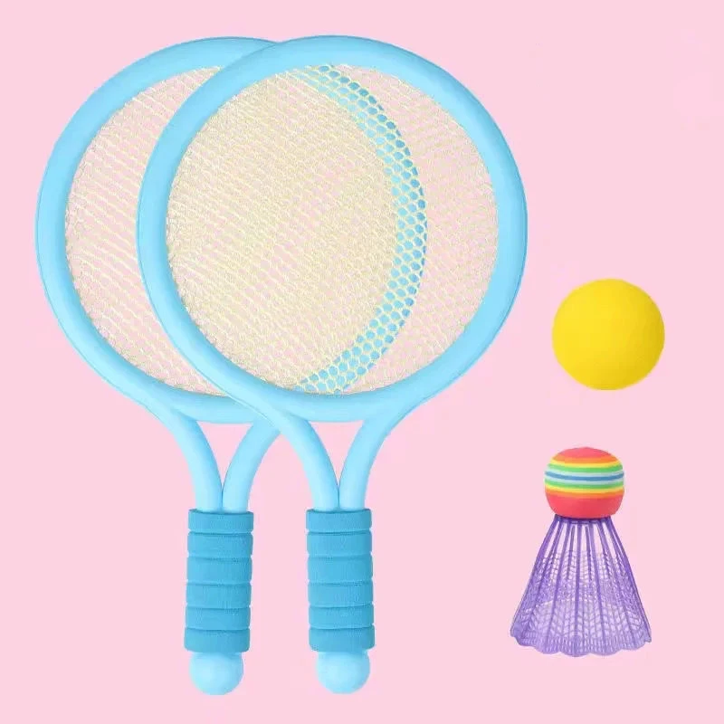 Children's Badminton Tennis Racket Beginner Training Outdoor Beach Tennis Kindergarten Baby Parent Child Interactive Toys tennis racket