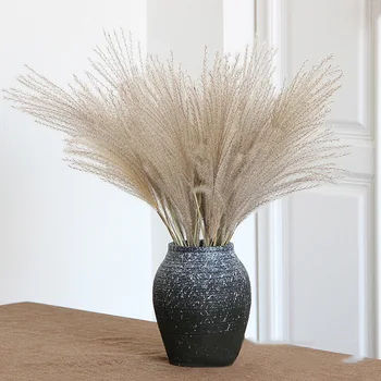 

12PCS Natural Reed Grass Plants Dried Flowers Florist Flower Arrangement Materials DIY Home Party Decoration
