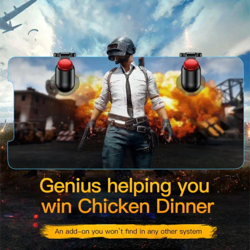 Геймпад джойстик для PUBG джойстик триггер огонь Кнопка Aim L1 R1 ключ L1R1 шутер контроллер для PUBG мобильный телефон игровой коврик