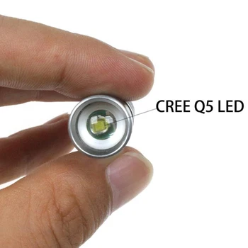 

LED Flashlight Super Bright Torch Pocket Work Light Waterproof Handheld Flashlights For Emergency Lighting By AAA Battery