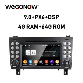 

PX6 DSP Android 9.0 4GB 64GB 8 core Car DVD Player 2DIN Wifi BT RDS RADIO GPS Map for Benz SLK-class R171 SLK200/280/300/350/55