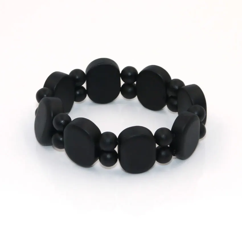 Настоящий черный бианши бианси, нефрит, натуральный камень, браслет бианши, черный браслет для мужчин и женщин