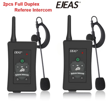 

2pcs 2019 New EJEAS FBIM Professional Referee Walkie Talkie Football Referee Bluetooth Intercom Motorcycle BT Referee Headset