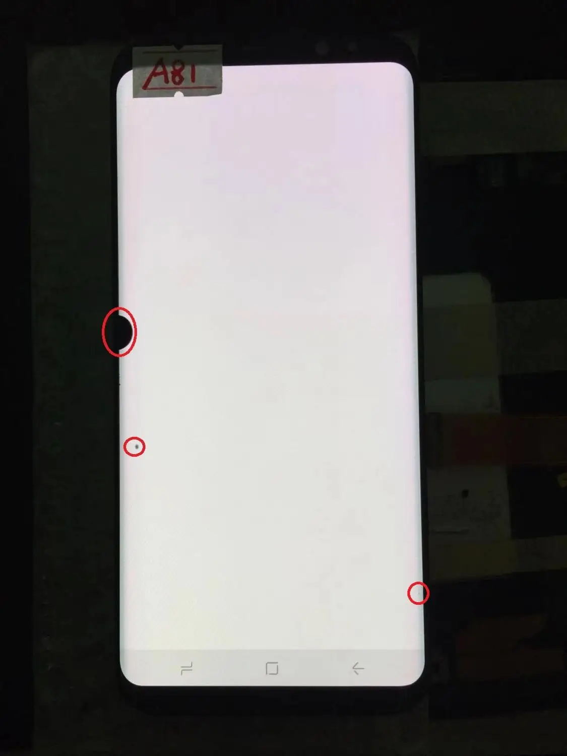 NO.A81 AMOLED lcd для SAMSUNG Galaxy display S8+ Plus G955 G955F сенсорный экран дигитайзер - Цвет: NO.A81