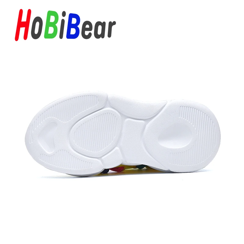 HOBIBEAR/носки для маленьких мальчиков; розовые кроссовки для маленьких девочек; дышащие кроссовки для маленьких девочек; спортивная обувь для мальчиков; светильник