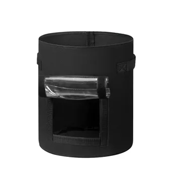 

1PC New Home DIY Flower Pot Potato Grow Planter Outdoor Felt Cloth Planting Container Bag Thicken Garden Pot Gardening Supplies